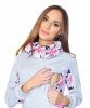 MijaCulture Casual 3 in1 Maternity and Nursing Pullover Sweatshirt Lucy 7143 Melange